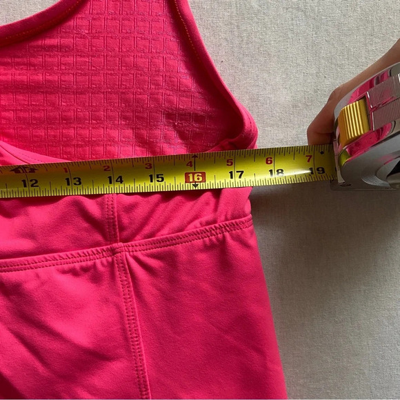 Trina Turk Recreation Hot Pink workout Athletic Tank Top Sz L - Picture 7 of 8
